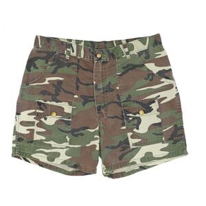 Camo Cargo‎ Shorts High Rise Utility Medium